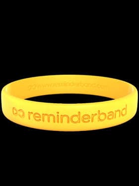 Reminderband Custom Rubber Bracelets Silicone