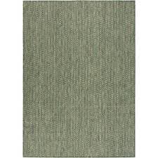 Nourison Horizon Indoor/Outdoor 4' x 6' Green Modern Rug : Target