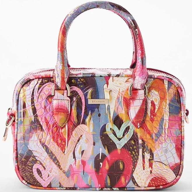 Brahmin Mara Leather Satchel Handbag