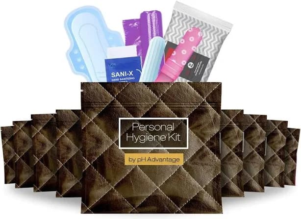 All-in-One Individually Wrapped Travel Menstrual Kit