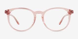 Bubbles Round Clear Pink Glasses For Kids | Eyebuydirect