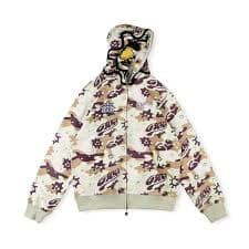 Glo Gang the Glory Full Zip Hoodie - Camouflage & Digital Printing