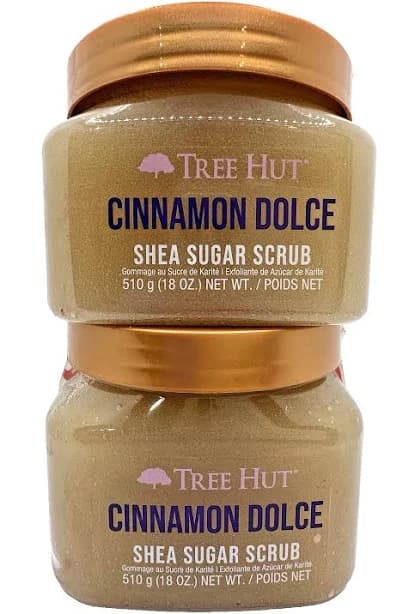 Tree Hut Cinnamon Dolce Shea Sugar Body Scrub 18 Oz X2