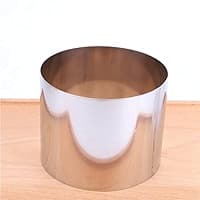 Amazon.com: robebeee Taller 4-10 Inch 10cm Height Round Mousse Ring Thickened 304 Stainless Steel Cake Mold Cheese Bread Maker DIY Baking Utensils (6 Inch 10cm Height Mousse Cake Ring) : Home & Kitchen