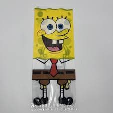 3 Spongebob Squarepants Clear Gift Bags Viacom NEW Old Stock Vintage 2002 NOS | eBay