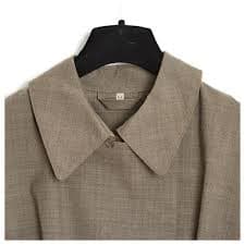 Hermès MARGIELA L GRAY WOOL COTTON TRENCH Grey ref.638372 - Joli Closet