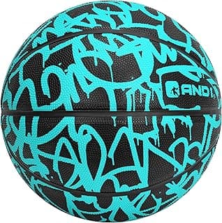 Fantom Graffiti Rubber Basketball - Streetball for Indoor and Outdoor Use, Deep Channel Construction and Durability