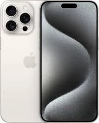 Apple - Refurbished Excellent - iPhone 15 Pro Max A2849 (Fully Unlocked) 1TB - White Titanium