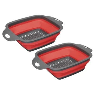 Unique Bargains Collapsible Colander Set