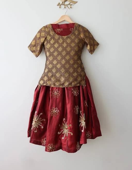 Silk Lehenga Set