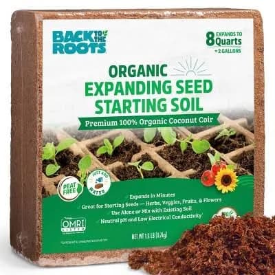 Back to the Roots Organic Expanding Seed Starting Soil