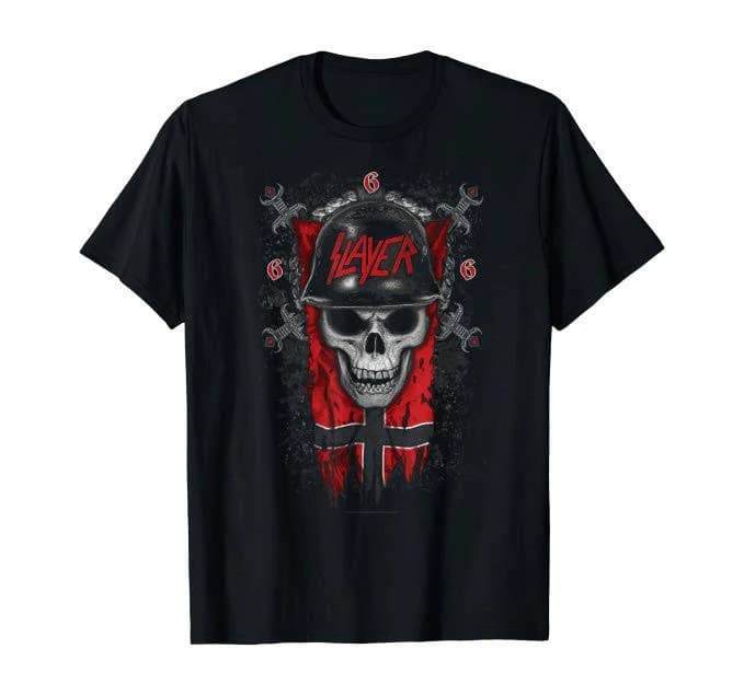 Slayer Graphic Skull T Shirt