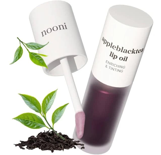 nooni appleblacktea lip oil