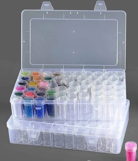 60 Grids Bead Organizer and Storage Diamond Painting Containers
