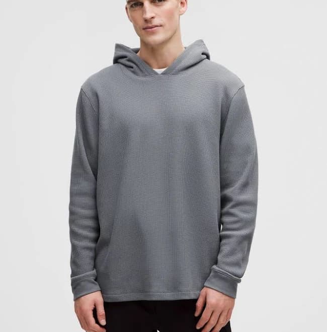 Lululemon Waffle Knit Cotton-Blend Hoodie