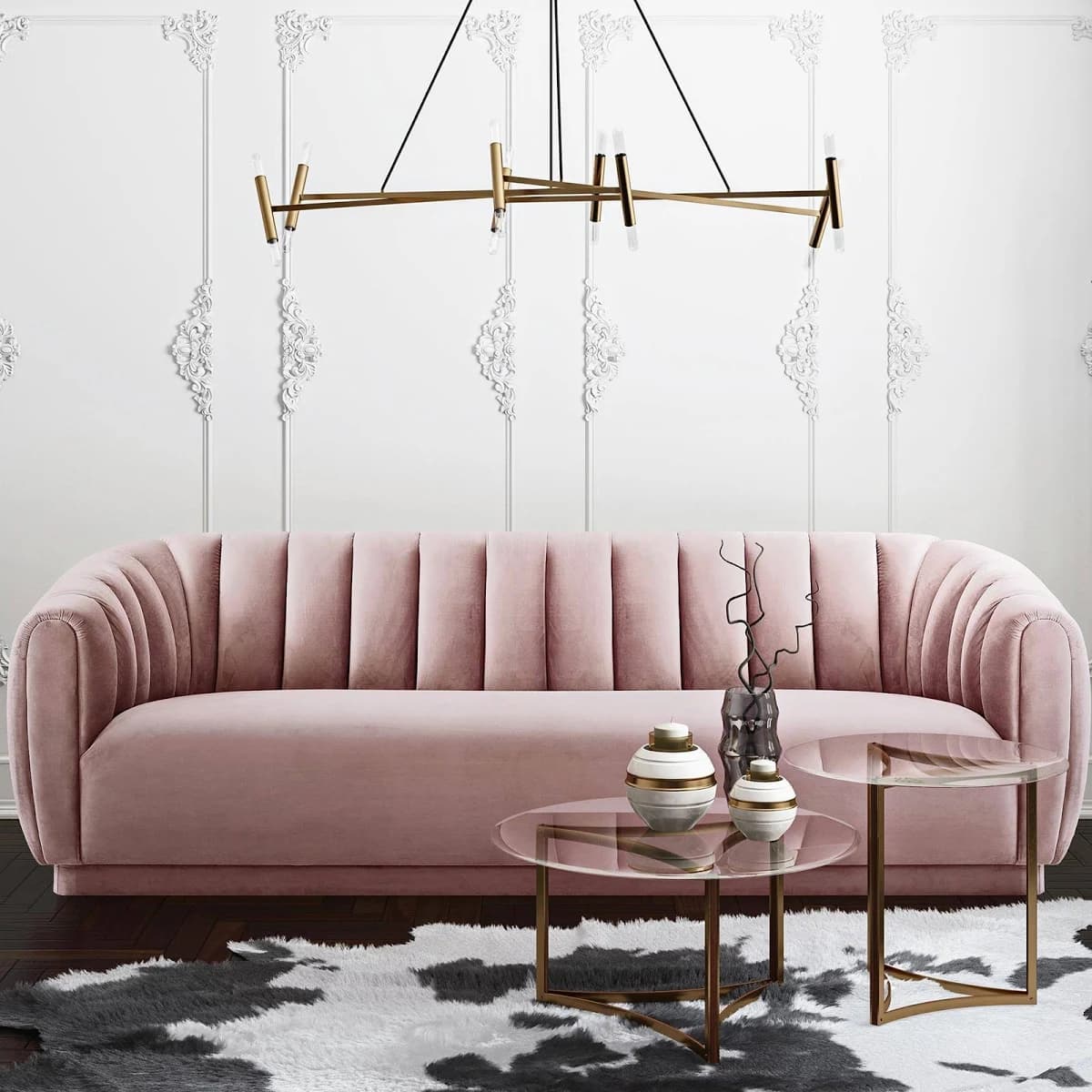 TOV Furniture Arno Velvet Sofa