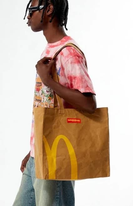 McDonaldland To-Go Tote Bag in Tan