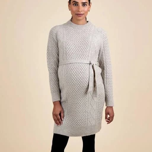Jojo Maman Bébé Cable Knit Maternity Mini Dress
