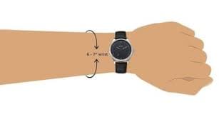 Titan Men's Minimalist Zen Analog Black Watch: Sleek Leather Strap with Contrast | eBay