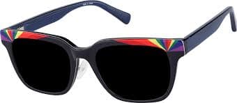 Arco iris Lentes cuadrados #P4439916 | Zenni Optical