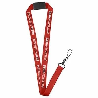 3/4-Inch Economy Polyester Lanyards with Breakaway Clip