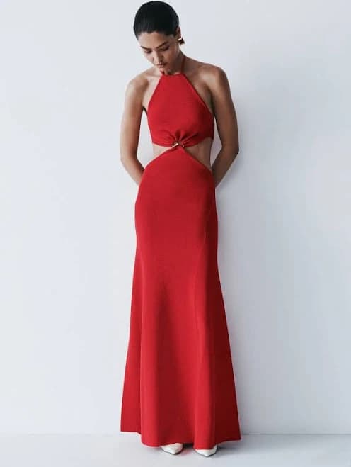 Marlowe Halter Knit Maxi Dress