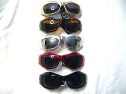Futuristic Sunglasses Women's Men's Big Thick Fat Wrap-Around Sunglasses BP0226 | eBay
