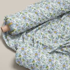 Lavender Daisies Floral Print – Fabriza