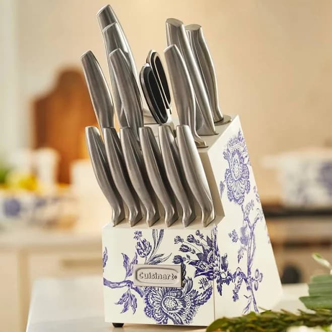 Cuisinart Caskata 15 Piece German Stainless Steel Cutlery Block Set