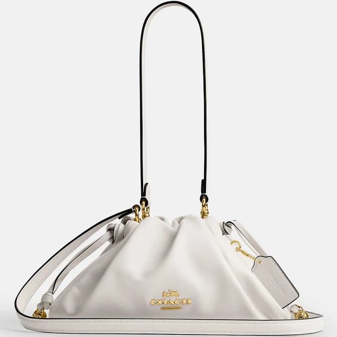 Coach Faye Shoulder Bag with Ruching