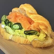 Croissant with Salted Salmon
