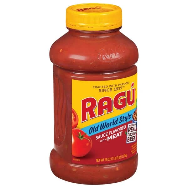 Ragu Old World Style Flavored With Meat Sauce