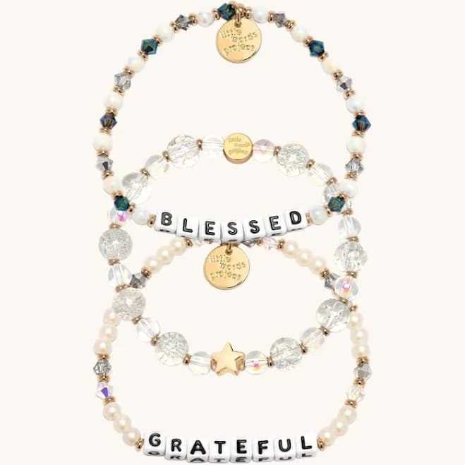 Gratitude Beaded Bracelet Set