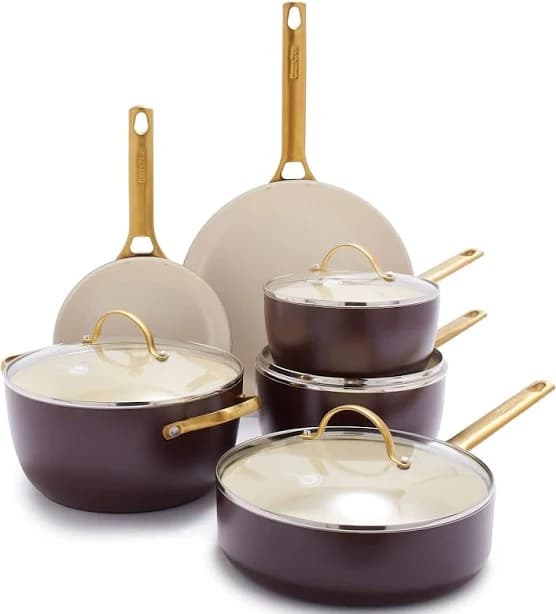 GreenPan Reserve Ceramic Nonstick 10-Piece Cookware Set