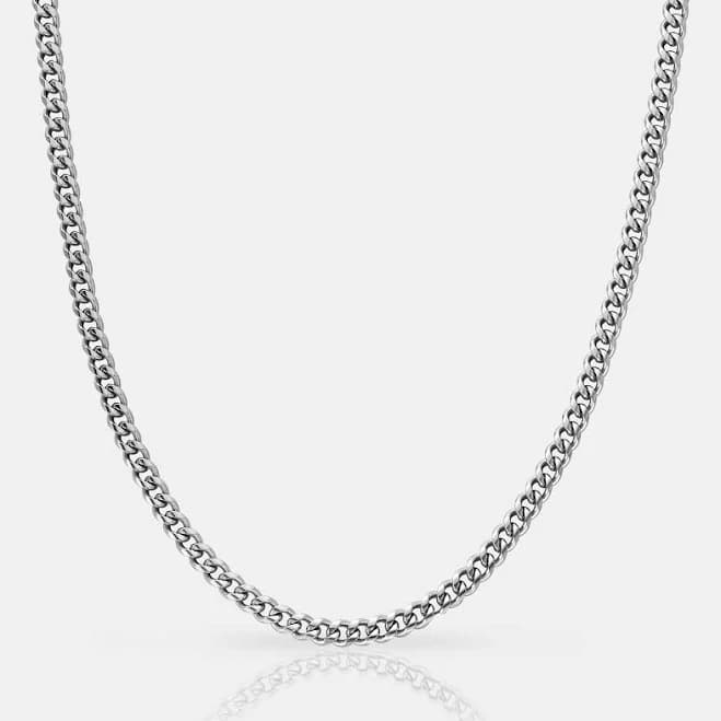 Men's CRAFTD. Silver 6MM Cuban Link Chain