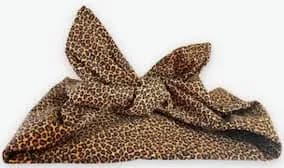 LEOPARD WIDE HEADWRAP Rockabilly Style animal print head wrap in leopard. Lovely shades of brown, bronze, gold and black