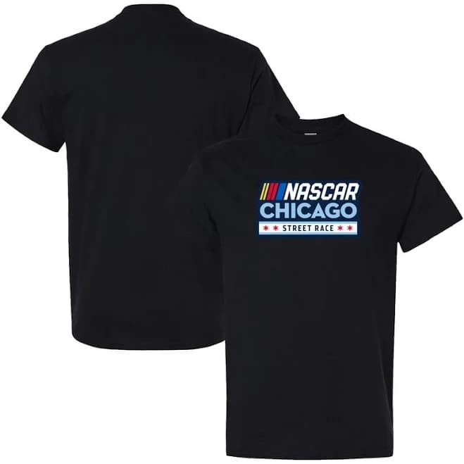 Nascar Men's Chicago Street Race Logo T-Shirt