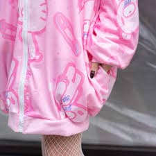 NEW ACDC Rag - Gloomy Bear Pastel Gloomy Oversized Zip Up Hoodie | eBay