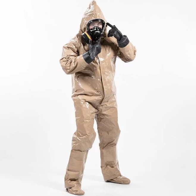 Tychem Responder CSM Hooded Respirator Hazmat Suit