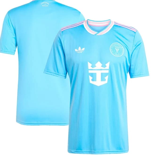Men's adidas Originals Blue Inter Miami CF 2025 Third Replica Jersey Size: Extra Large