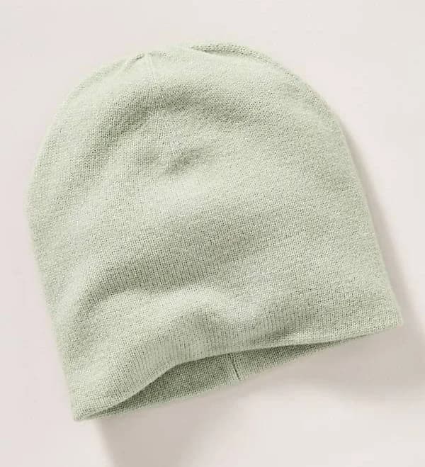 Anthropologie Cuffless Ribbed Beanie