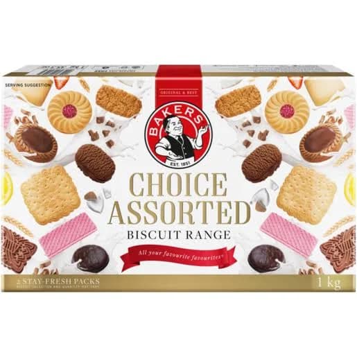 Bakers Choice Assorted Range Biscuits