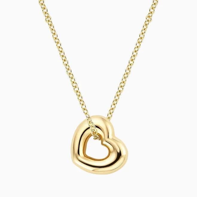 Heart Shaped Tube Pendant