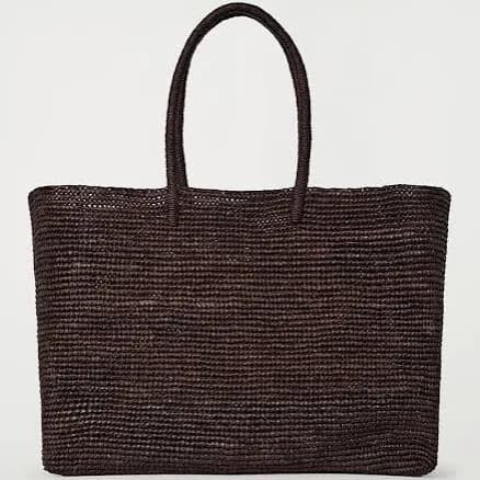 Cos Women's Oversized Raffia Tote Bag