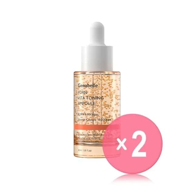Genabelle PDRN Vita Toning Ampoule 2pcs Bundle Set 30ml X 2 Pcs
