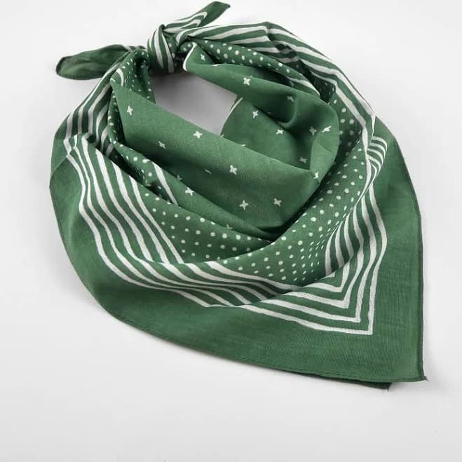 100% Cotton Geometrical Printed Bandana