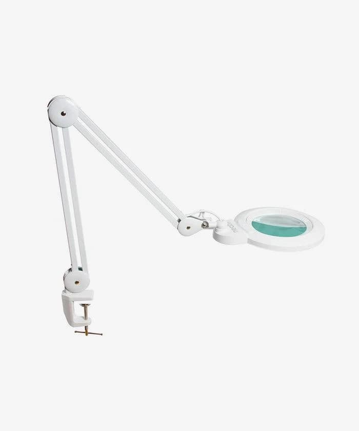 5” Wide Lens 1,200 Lumens LED Magnifying Lamp with Adjustable Light Modes for Detail Works