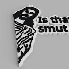 ✝️ Jesus Is that smut Logo keychain・Free STL File for 3D printing・Cults