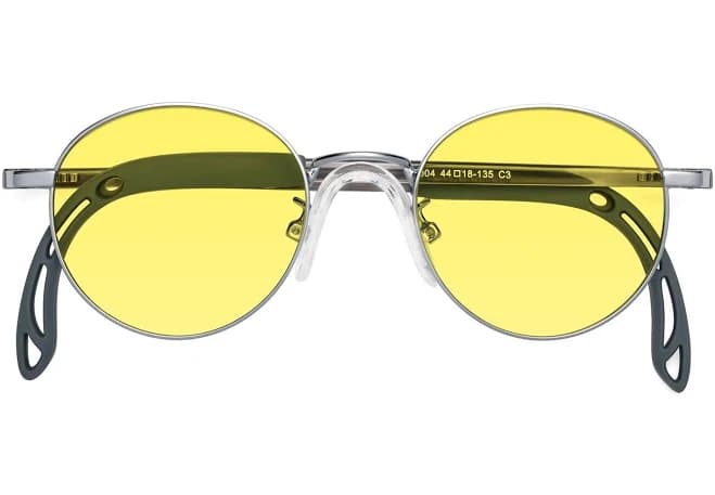 Macaulay Little Kids Round Metal Sunglasses