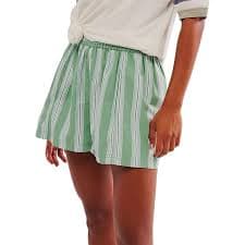 Women Striped Shorts, Elastic Waist Casual Shorts Summer Streetwear for Daily Date - Walmart.com